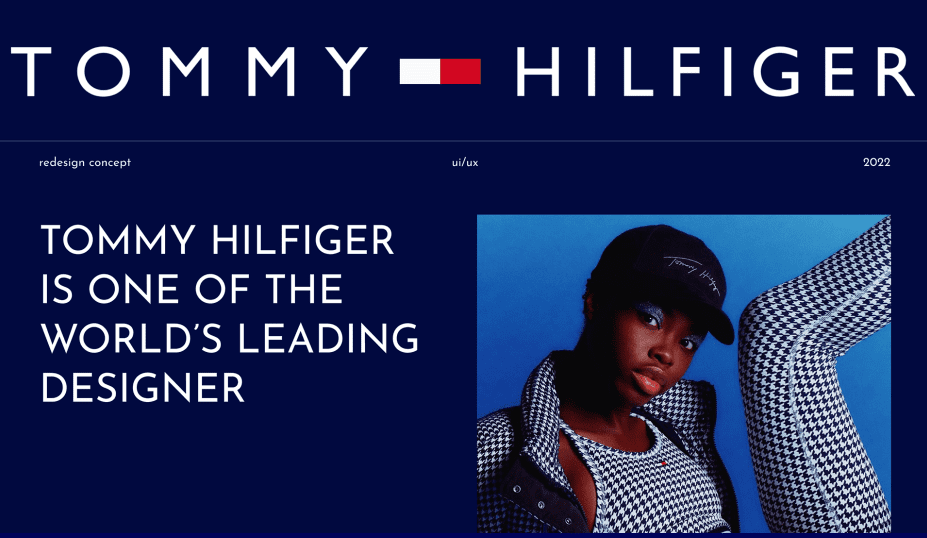 Tommy Hilfiger web design