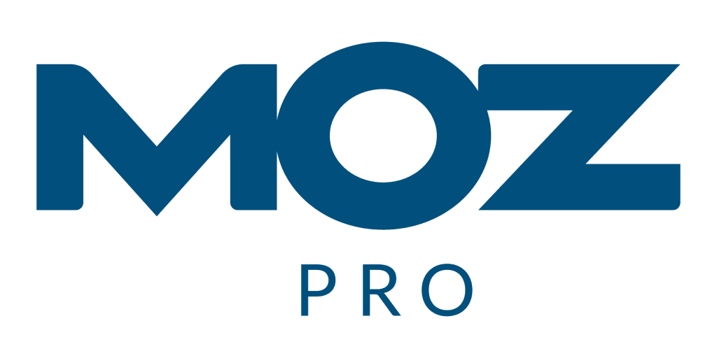 The logo of MOZ pro